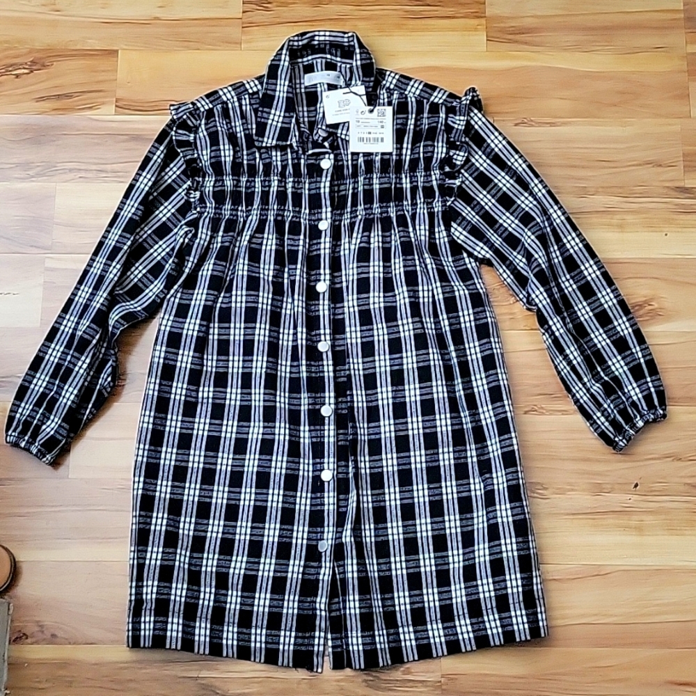 Zara plaid dress